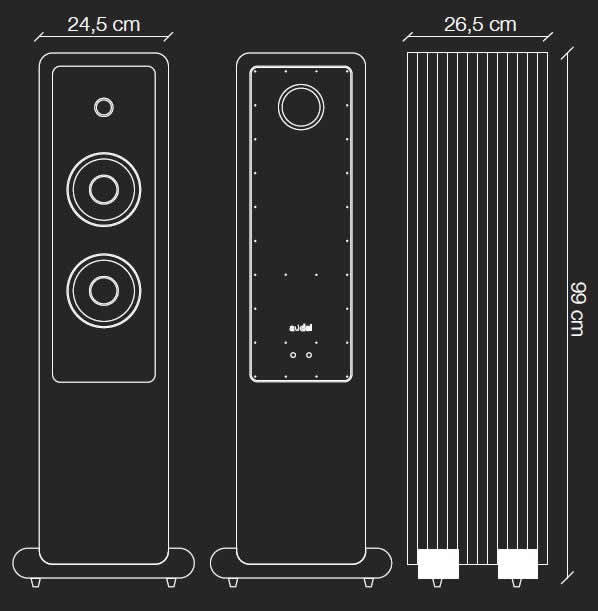 Audel CG Tower dimensions.