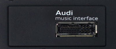 Audi example of the Music Interface where the AMI / MMI cable connects to.