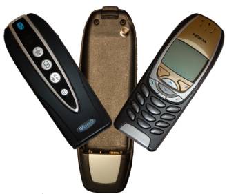 Mercedes-Benz ViseeO MBU-1000 Bluetooth Phone interface with original Benz-factory Nokia phone kit.