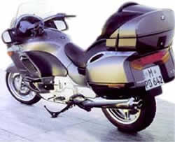 BMW K1200LT motorcycle fitted with a becker Sound System.