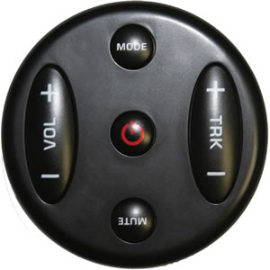 Hidden radio RF remote control.