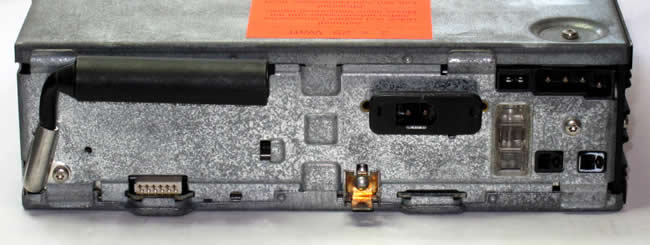Becker Grand Prix 1402 cassette tuner rear panel.