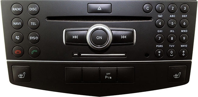 Examples of compatible APS NTG4 navigation unit in Mercedes Benz.