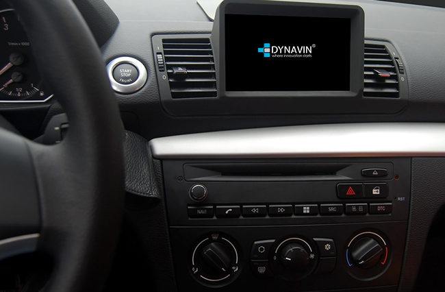 Example of the Dynavin N7 BMW E8X installed - installation not included.