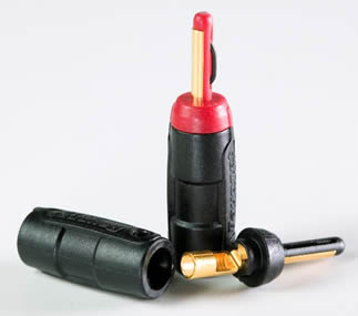 Eichmann bayonet banana plugs - tellurium copper.