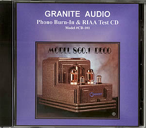 Granite Audio Phono Run-In and Test CD
