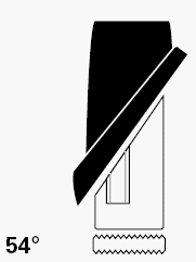 Auta 8254 Angle head 54�