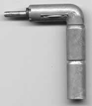 Standard pin to standard socket right angle adapter