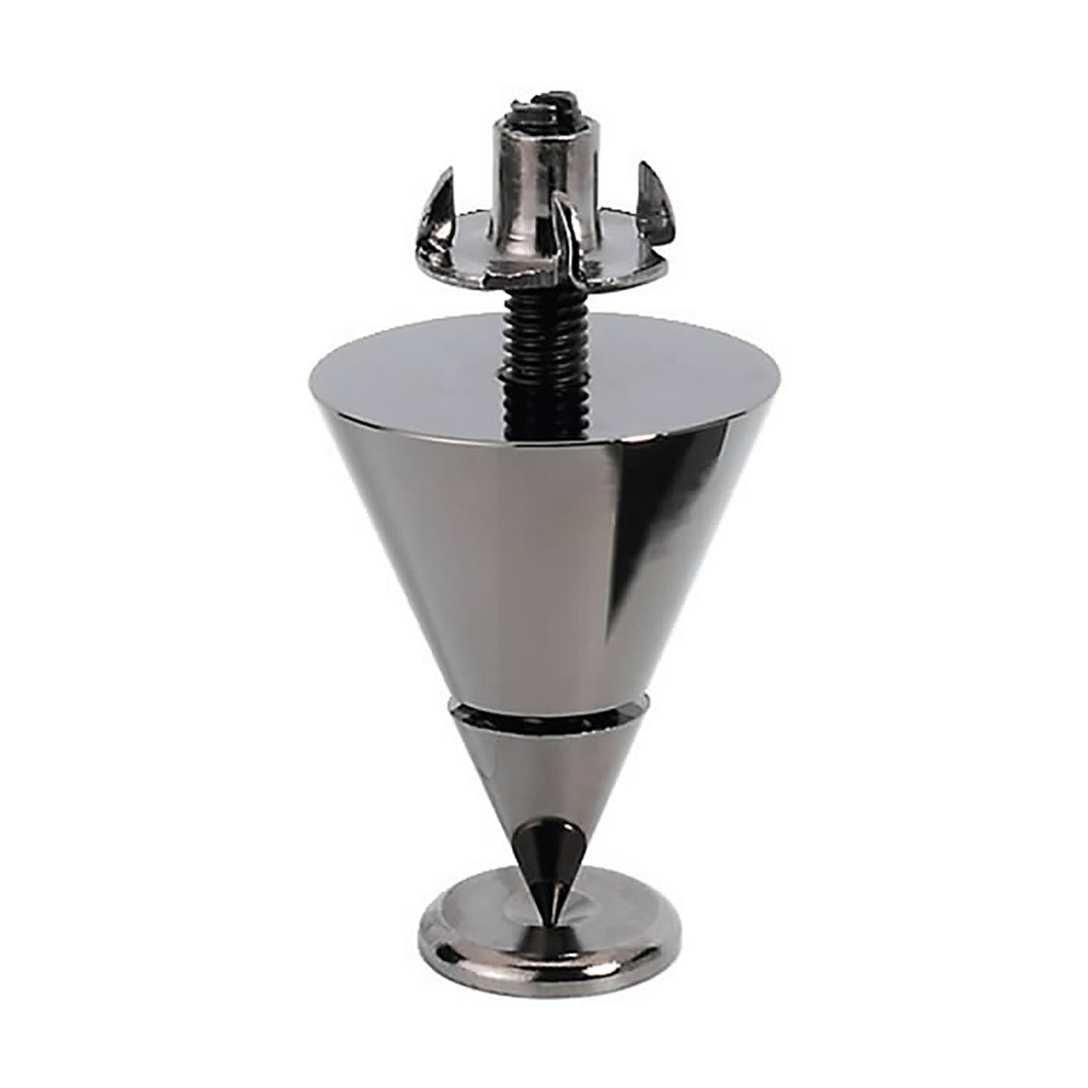 Monacor Speaker Spikes Black Chrome
