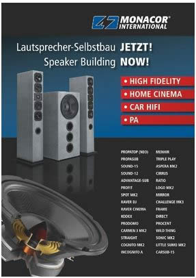 Monacor DIY Loudspeaker Plans Booklet