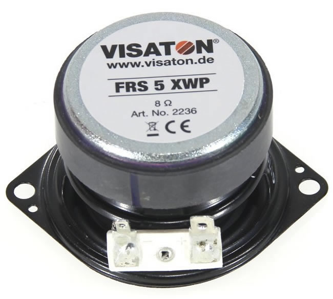 Visaton FRS5XWP - 8 Ohm Full Range Speaker Rear