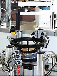 Speaker production robot.