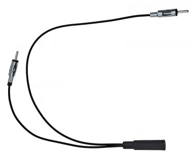 Aerial Y Adapter Dual Male DIN to Single Female DIN