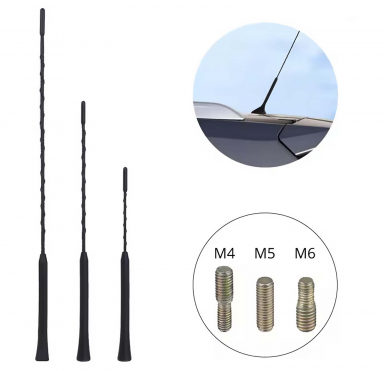 Replacement Roof or Guard Mount Flexible Antenna Mast Rod