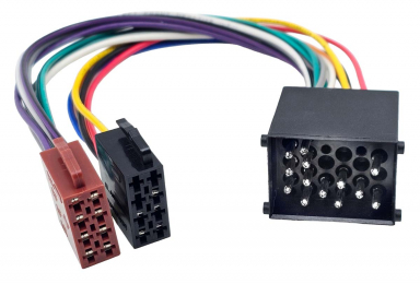 Car Audio ISO to BMW Round Pin Power - Speaker Adaptor