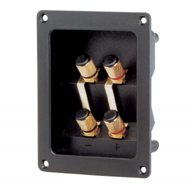 Speaker Terminal Bi-Wire Rectangular