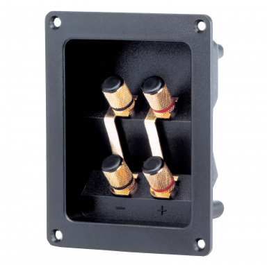 Speaker Terminal Bi-Wire Rectangular