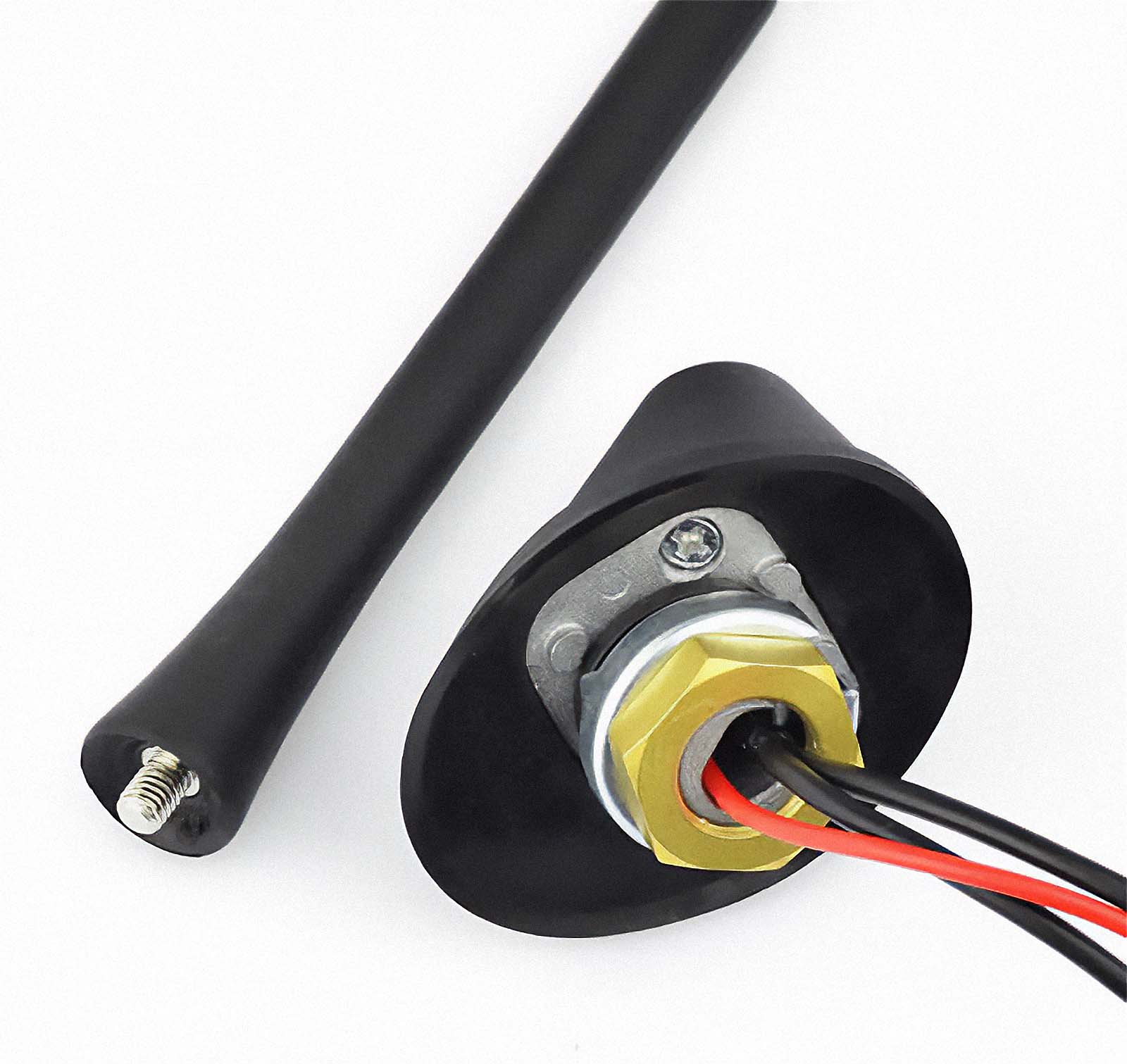 Antenna Auto Universale Per Tetto - DAB+ GPS FM Amplificata, Impermeabile E Antipolvere