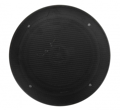 RetroSound 5.25 Inch Deluxe Stereo Speakers with Plain Black Grilles