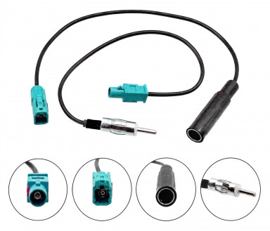 FAKRA to DIN Antenna Adaptor Set