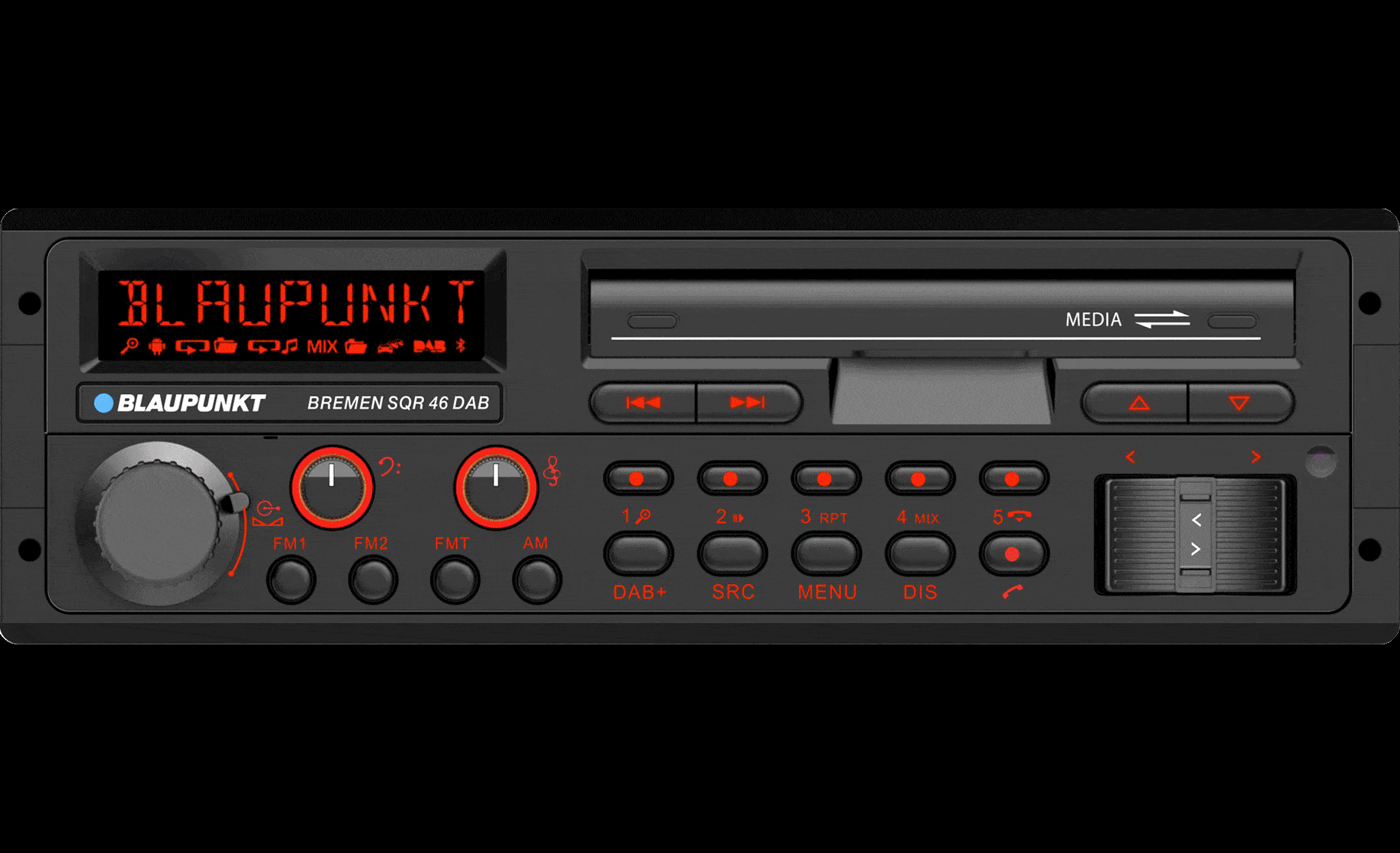 Blaupunkt Bremen SQR 46 DAB demonstration animation