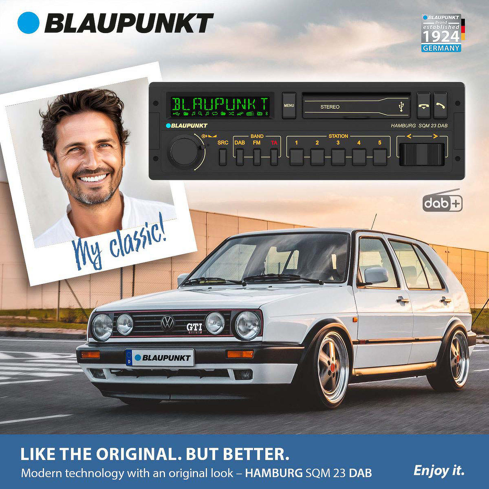 Blaupunkt Hamburg SQM 23DAB. Like The Original. But Better!