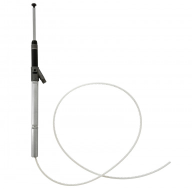 Telescope Mast Chrome 06 with Black Tip and Base and Neck