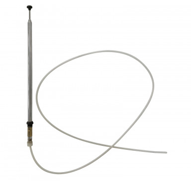 Telescope Mast Chrome 02 for 6000U with Black Tip and Base