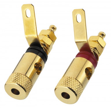 Monacor Insulated Speaker Binding Posts BP-260G