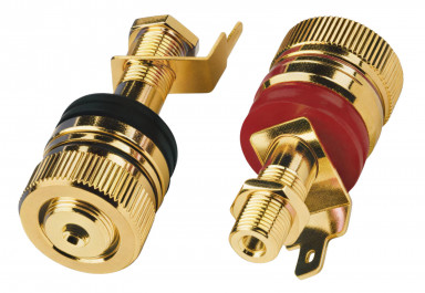 Monacor Cabinet Mount Insulated Binding Post BP-520G