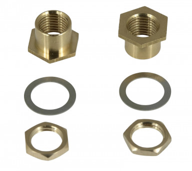 RetroSound Brass Collar Nut Set