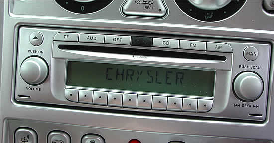 Chrysler Crossfire Infinity CD Tuner