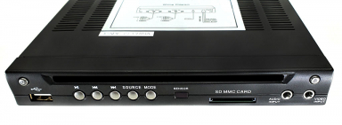 Slimline Half DIN CD DVD Car Player