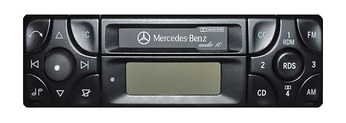 Mercedes-Benz Audio 10 BE3103 cassette tuner.