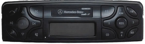 Mercedes-Benz Audio 10 BE6020 cassette tuner.