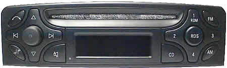 Mercedes-Benz Audio 10 CD tuner. (Example: BE-4410, BE-6021)