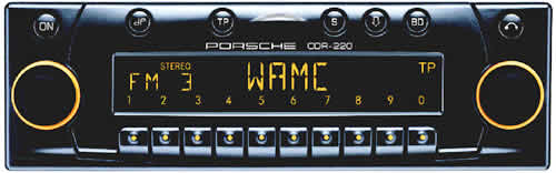 Becker Porsche CDR-220 radio.