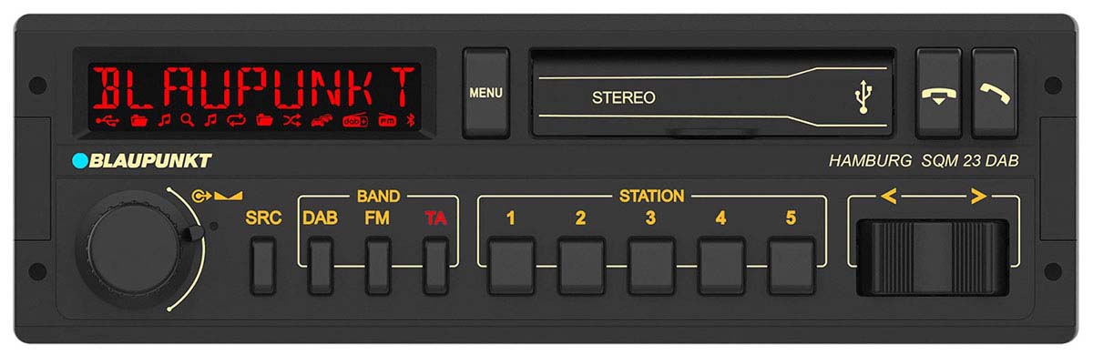 BLAUPUNKT カーラジオ AM/FM Blaupunkt Hamburg SQM23 DAB Bluetooth USB Car Radio
