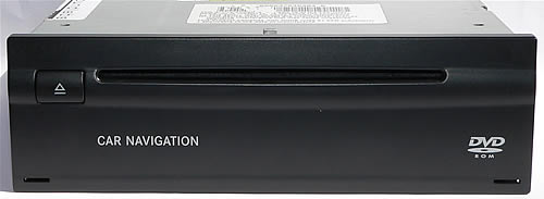 Boot mounted DVD navigation drive unit.