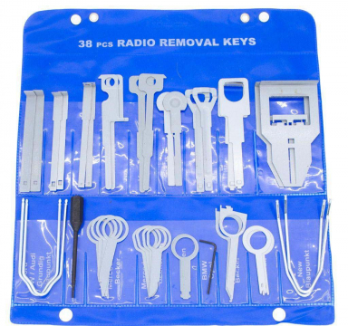 Car Radio Unlocking Key 38 Piece Set