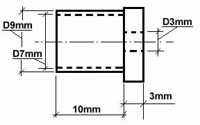 Eichmann rubber grommet dimensions for the Bullet Plugs