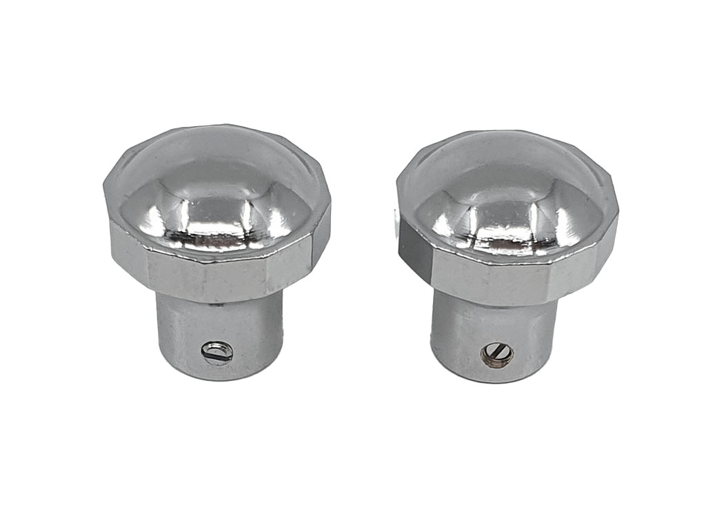 Radio Knobs Chrome Universal 1950s Style and for Mercedes Benz 110