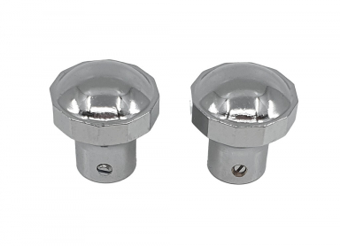 Radio Knobs Chrome Universal 1950s Style and for Mercedes Benz 110