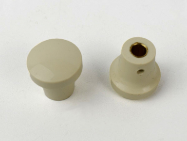 Pair of Radio Knobs Porsche 356 Ivory Style
