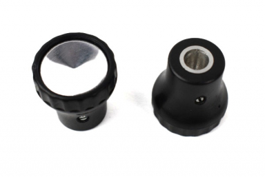 Radio Knobs Black with Chrome Dot Blaupunkt and Becker