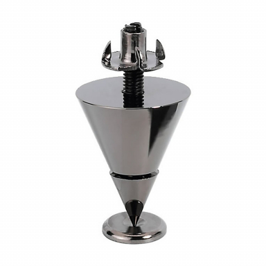 Monacor Speaker Spikes Black Chrome