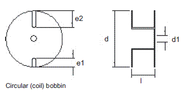 Mundorf Round Coil Inductor Former Dimensions