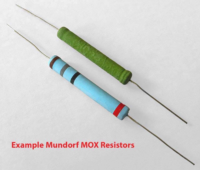 Example Mundorf MOX Resistor