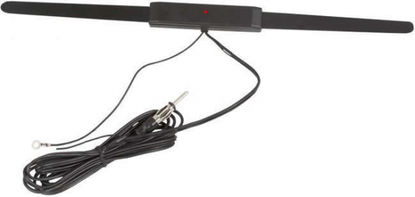 Amplified AM FM Window Antenna