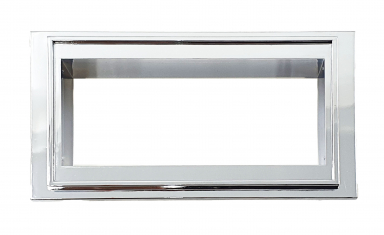 RetroSound Bezel 118 Chrome 1968-76 Corvette Style